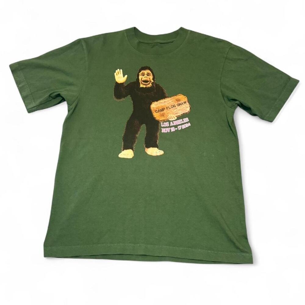 NEW Camp Flognaw 2024 music Festival Lineup Green Graphic T-Shirt — SMALL